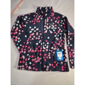 Columbia Polka Dot Fleece Youth L 14/16 Multicolor NWT